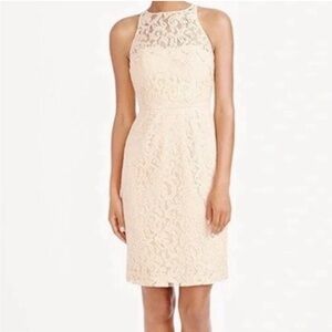 J Crew Lace Cream Dress